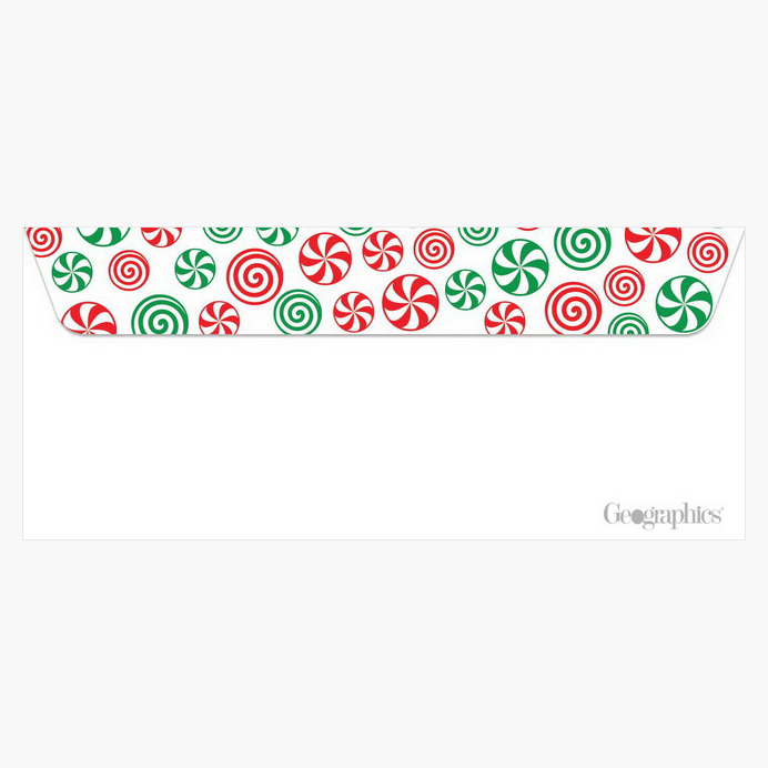 Peppermint-Christmas-Envelopes-No-10-Red-Green-Foil-Geographics-48745W.png