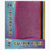 Glitter Paper, 6 Assorted Colors, 9.25" x 11", 12/PK