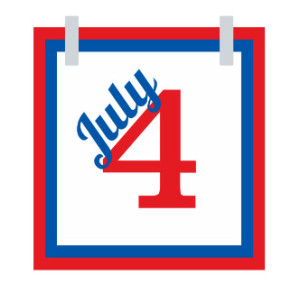 Use 4th of July clip art with iClicknPrint.