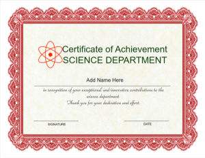 Certificate-of-Achievement-Science-Department-iclicknprint