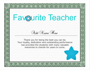 Favourite-Teacher-certificate-iclicknprint