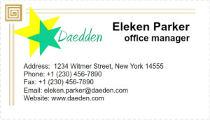 Personalize business cards with iClicknPrint templates.