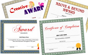 certificates